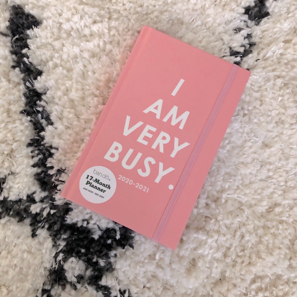 Bando I Am Very Busy Planner 2020-21